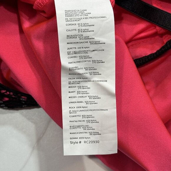 REVOLUTION Dance Costume Dress Leotard Tutu Girls XXLC Black Pink Ballet Tap - Picture 14 of 16